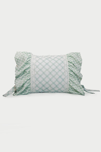 MEDIUM PILLOW TREILLAGE BABY BLUE