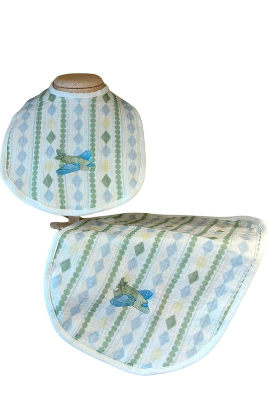 MSET DE BABERO DE MUSELINA UP IN THE GARDEN SKY