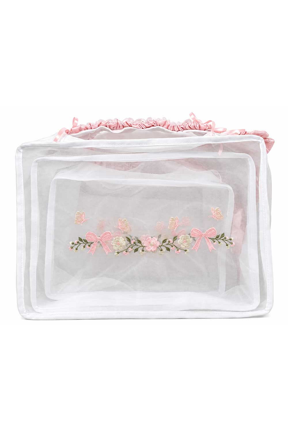 FLORAL TRAVEL ORGANIZER SET X3