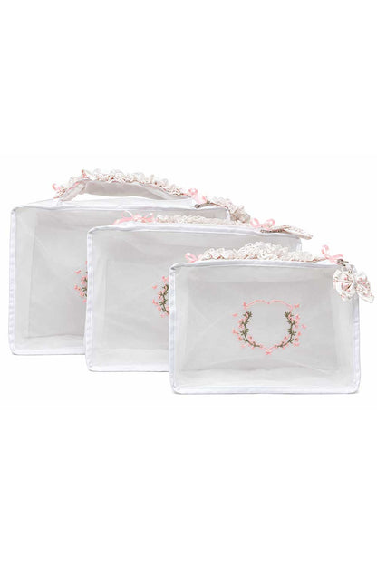 BUNNY PICNIC TRAVEL ORGANIZER SET X3