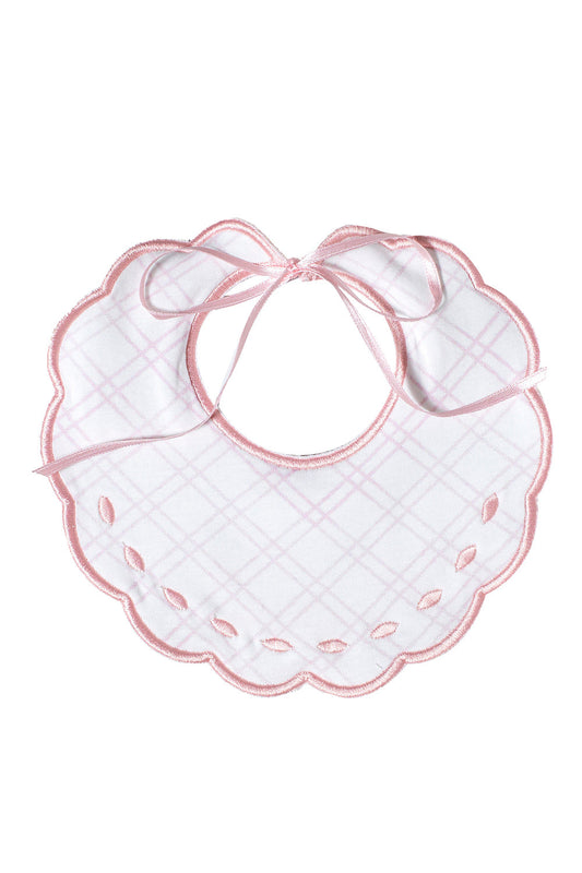 Pima Cotton Bib - Peintures Baby Pink