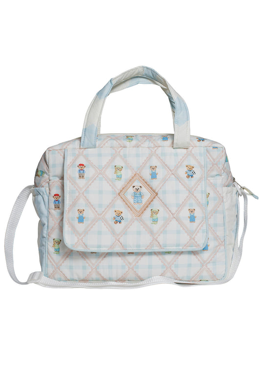 PAÑALERA DE PICNIC LITTLE BEAR GINGHAM