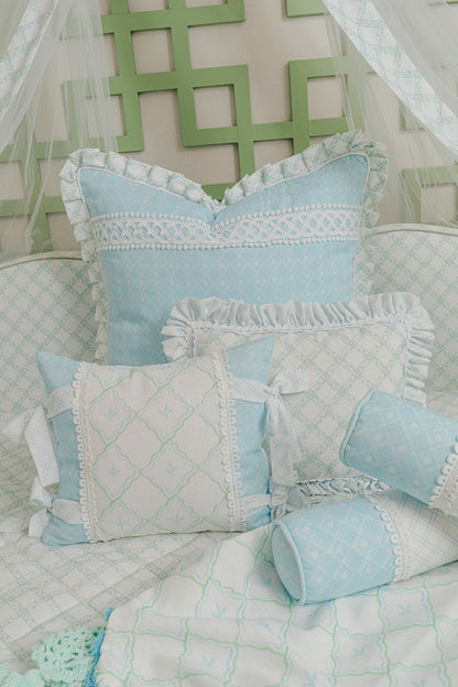 BIG PILLOW DIAMANT BABY BLUE