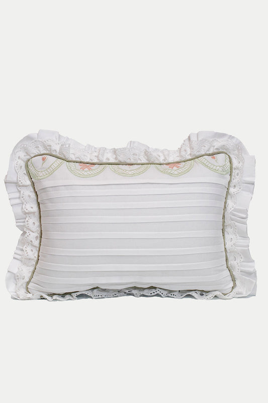 Sage Thrillage & Pink Bows Pillow