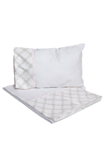 Set Sabana y Almohada - Treillage Baby Rose