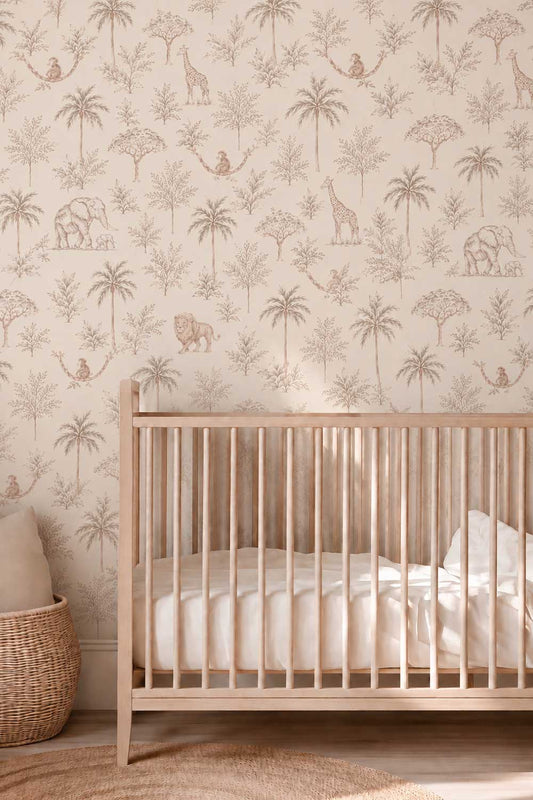 WALLPAPER SAFARI BEIGE