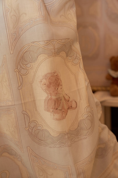 BABY ROYALE BLUE HEIRLOOM SWADDLE